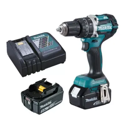 Máy khoan búa, vặn vít dùng pin Makita DHP484RTE (BL-18V)